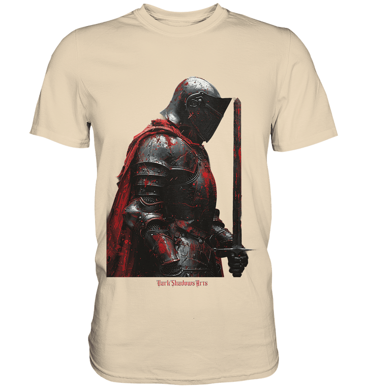 Düstere Ehre – Der Blutrote Ritter - Premium Shirt | Unisex - Shirts | Dark Shadows Arts