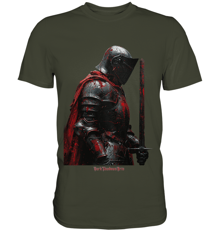 Düstere Ehre – Der Blutrote Ritter - Premium Shirt | Unisex - Shirts | Dark Shadows Arts