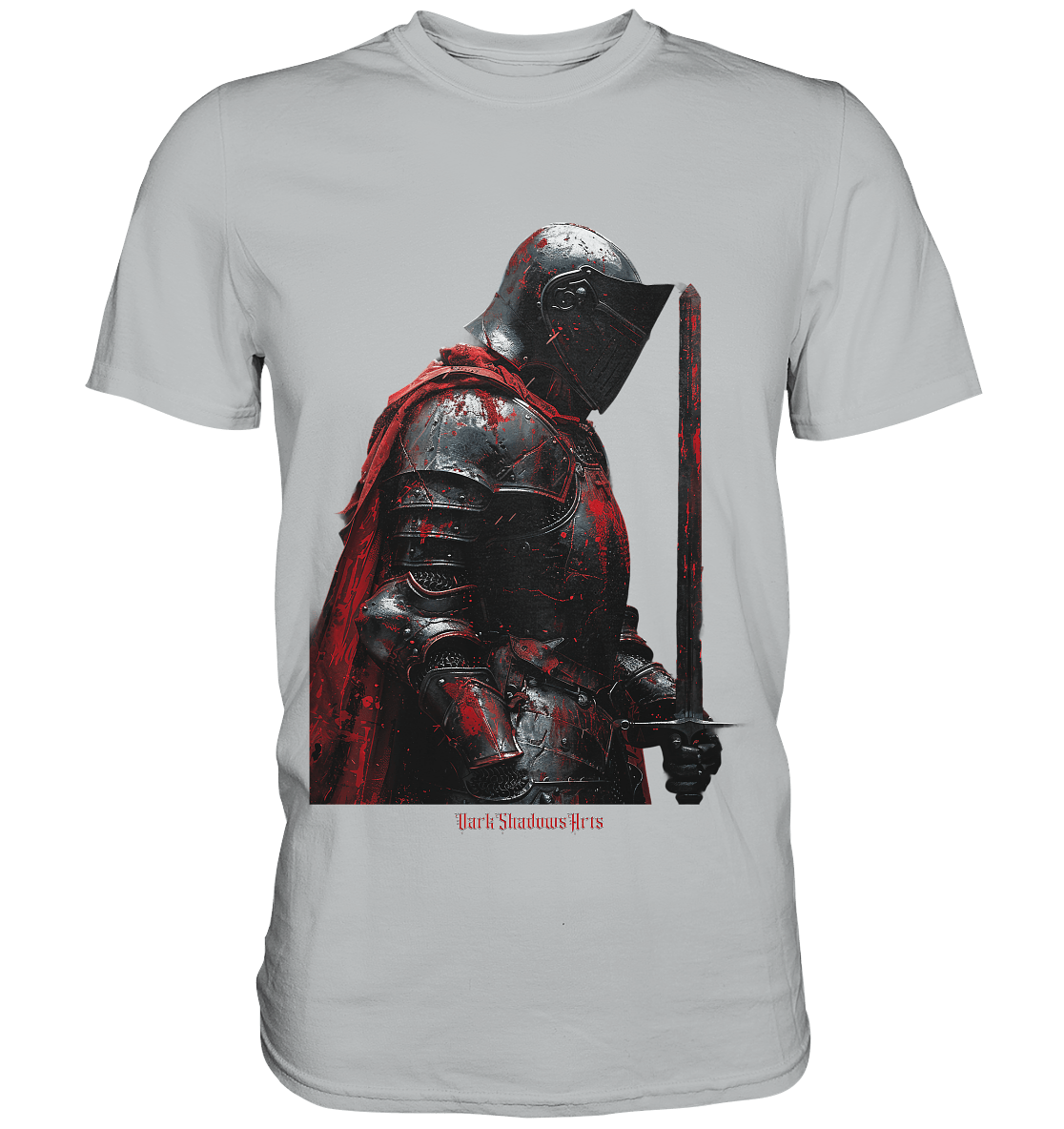 Düstere Ehre – Der Blutrote Ritter - Premium Shirt | Unisex - Shirts | Dark Shadows Arts