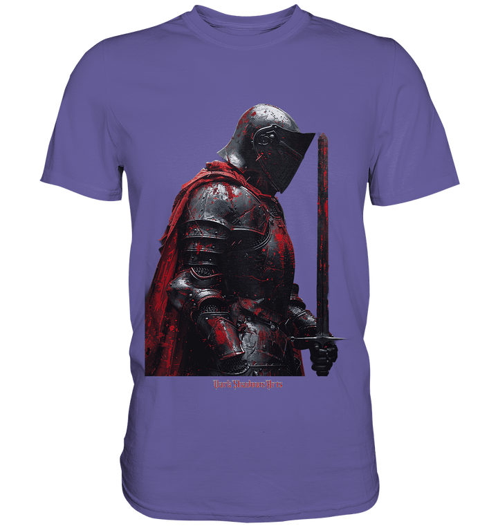 Düstere Ehre – Der Blutrote Ritter - Premium Shirt | Unisex - Shirts | Dark Shadows Arts
