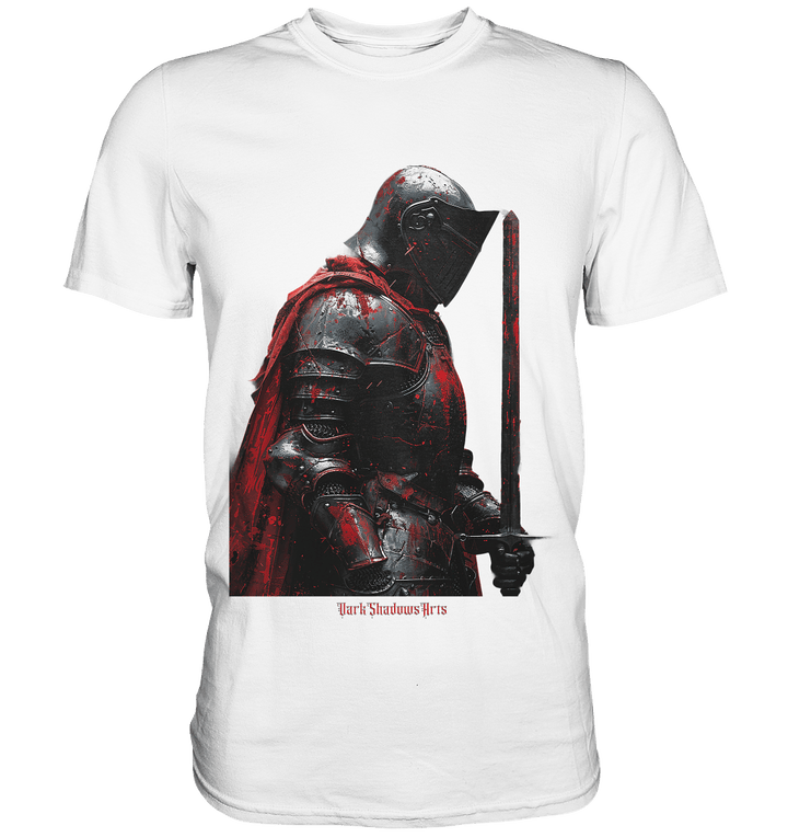 Düstere Ehre – Der Blutrote Ritter - Premium Shirt | Unisex - Shirts | Dark Shadows Arts
