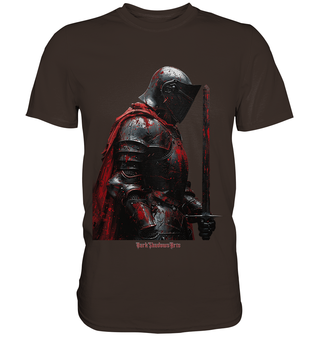 Düstere Ehre – Der Blutrote Ritter - Premium Shirt | Unisex - Shirts | Dark Shadows Arts