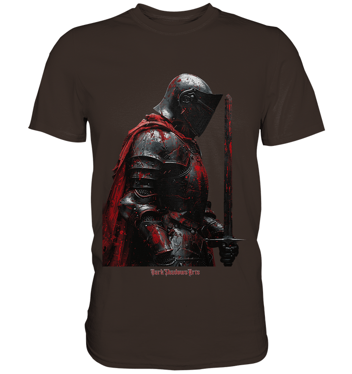 Düstere Ehre – Der Blutrote Ritter - Premium Shirt | Unisex - Shirts | Dark Shadows Arts