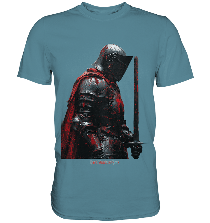Düstere Ehre – Der Blutrote Ritter - Premium Shirt | Unisex - Shirts | Dark Shadows Arts
