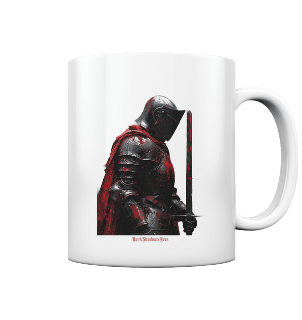 Düstere Ehre – Der Blutrote Ritter - Tasse glossy | Trinkgefäße | Dark Shadows Arts