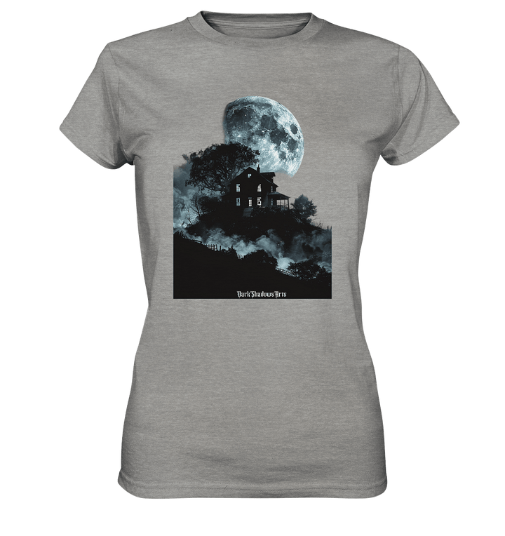 Düstere Schatten – Mysteriöses Haus im Mondlicht - Ladies Premium Shirt | Lady - Shirts | Dark Shadows Arts