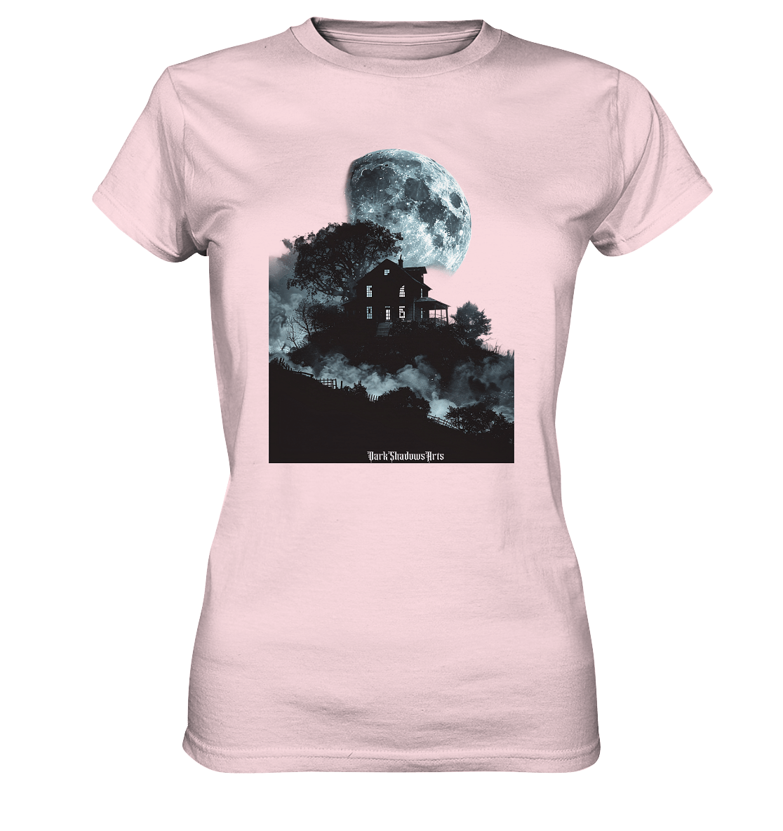 Düstere Schatten – Mysteriöses Haus im Mondlicht - Ladies Premium Shirt | Lady - Shirts | Dark Shadows Arts
