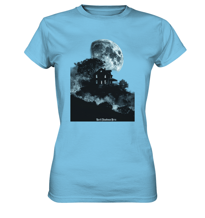 Düstere Schatten – Mysteriöses Haus im Mondlicht - Ladies Premium Shirt | Lady - Shirts | Dark Shadows Arts