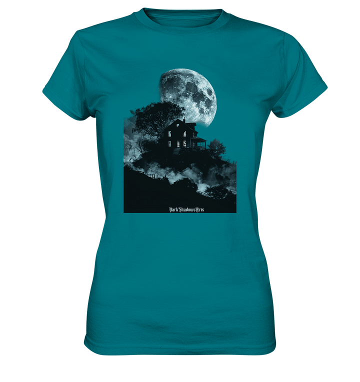 Düstere Schatten – Mysteriöses Haus im Mondlicht - Ladies Premium Shirt | Lady - Shirts | Dark Shadows Arts