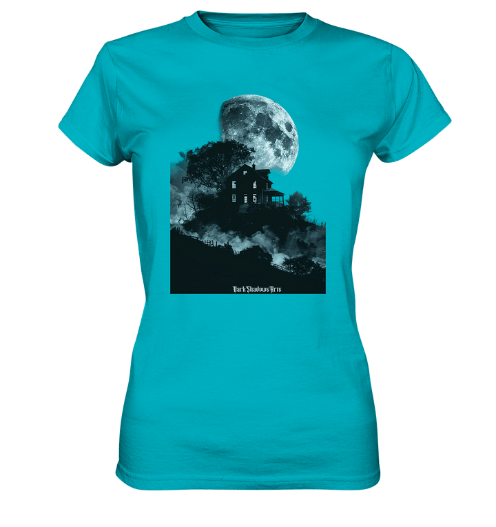 Düstere Schatten – Mysteriöses Haus im Mondlicht - Ladies Premium Shirt | Lady - Shirts | Dark Shadows Arts