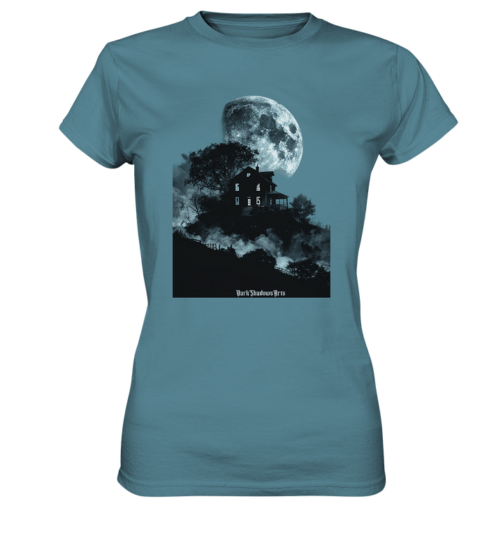 Düstere Schatten – Mysteriöses Haus im Mondlicht - Ladies Premium Shirt | Lady - Shirts | Dark Shadows Arts