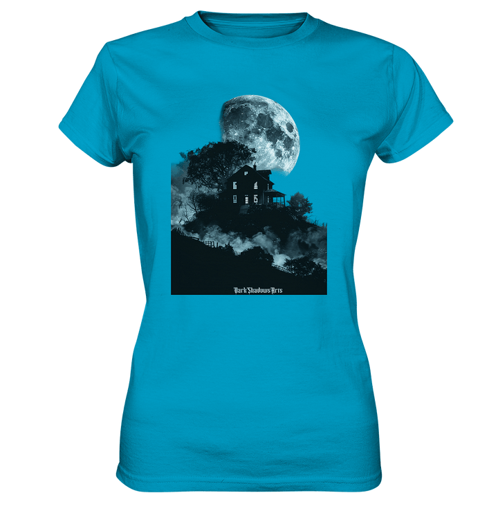 Düstere Schatten – Mysteriöses Haus im Mondlicht - Ladies Premium Shirt | Lady - Shirts | Dark Shadows Arts