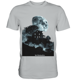 Düstere Schatten – Mysteriöses Haus im Mondlicht - Premium Shirt | Unisex - Shirts | Dark Shadows Arts