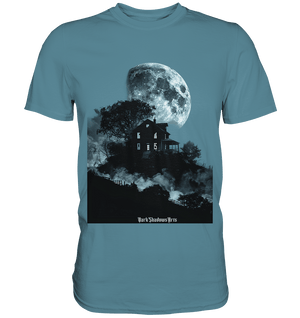 Düstere Schatten – Mysteriöses Haus im Mondlicht - Premium Shirt | Unisex - Shirts | Dark Shadows Arts
