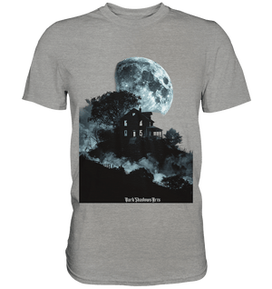 Düstere Schatten – Mysteriöses Haus im Mondlicht - Premium Shirt | Unisex - Shirts | Dark Shadows Arts