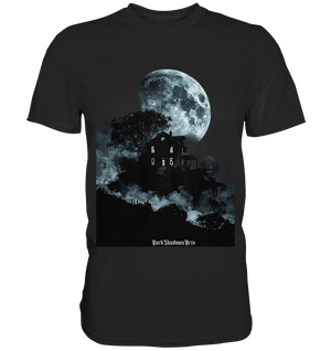 Düstere Schatten – Mysteriöses Haus im Mondlicht - Premium Shirt | Unisex - Shirts | Dark Shadows Arts