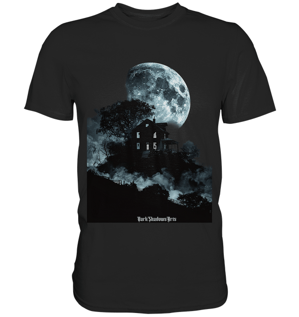Düstere Schatten – Mysteriöses Haus im Mondlicht - Premium Shirt | Unisex - Shirts | Dark Shadows Arts