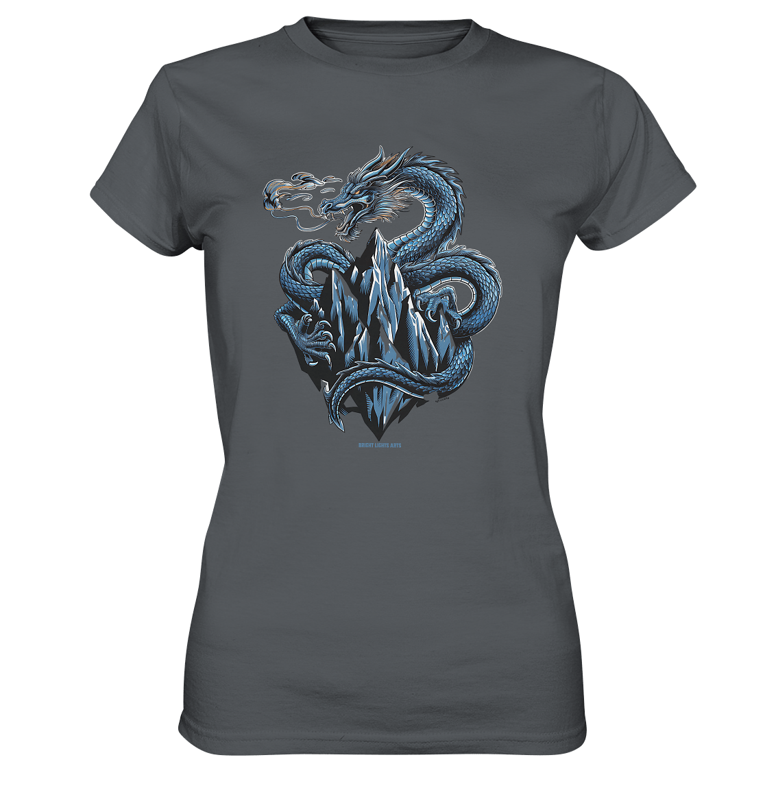 Eisdrache – Wächter der gefrorenen Gipfel - Ladies Premium Shirt | Lady - Shirts | Dark Shadows Arts