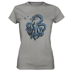 Eisdrache – Wächter der gefrorenen Gipfel - Ladies Premium Shirt | Lady - Shirts | Dark Shadows Arts