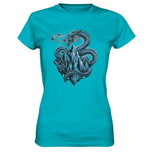 Eisdrache – Wächter der gefrorenen Gipfel - Ladies Premium Shirt | Lady - Shirts | Dark Shadows Arts