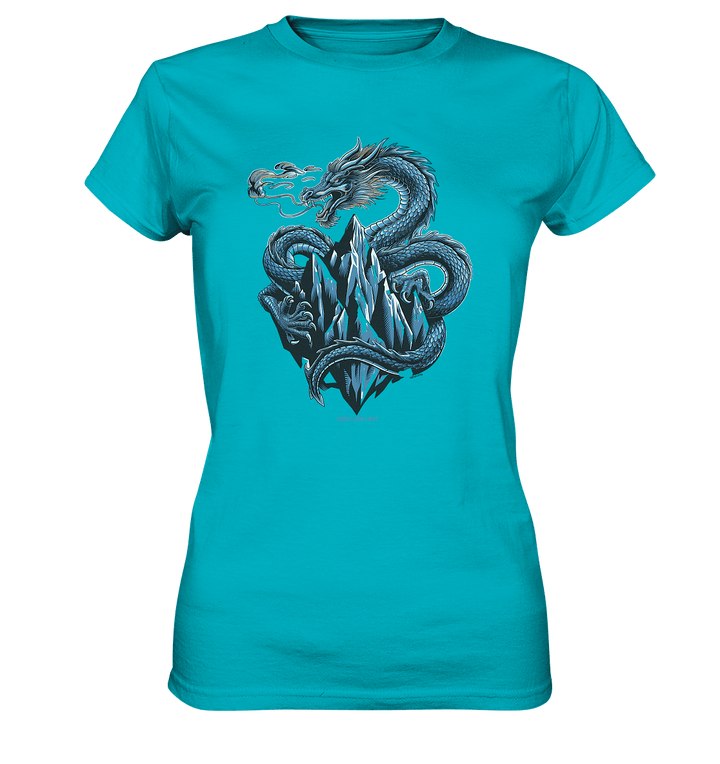 Eisdrache – Wächter der gefrorenen Gipfel - Ladies Premium Shirt | Lady - Shirts | Dark Shadows Arts