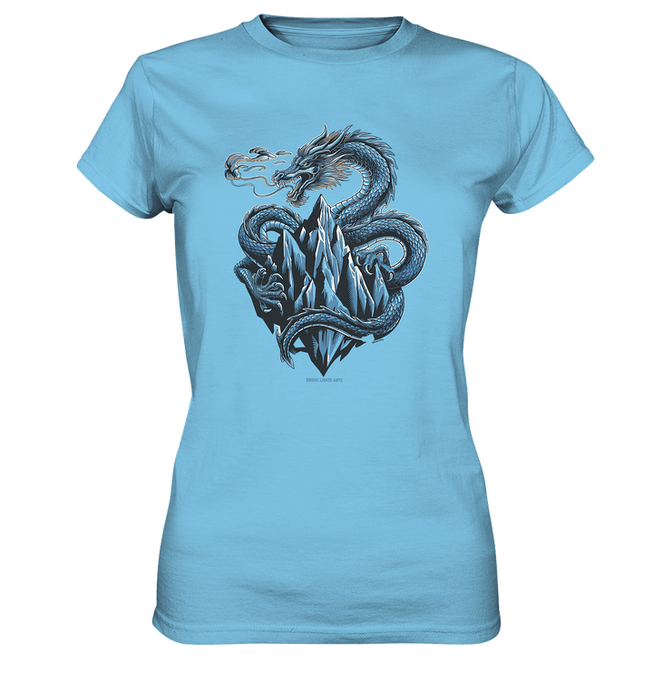 Eisdrache – Wächter der gefrorenen Gipfel - Ladies Premium Shirt | Lady - Shirts | Dark Shadows Arts