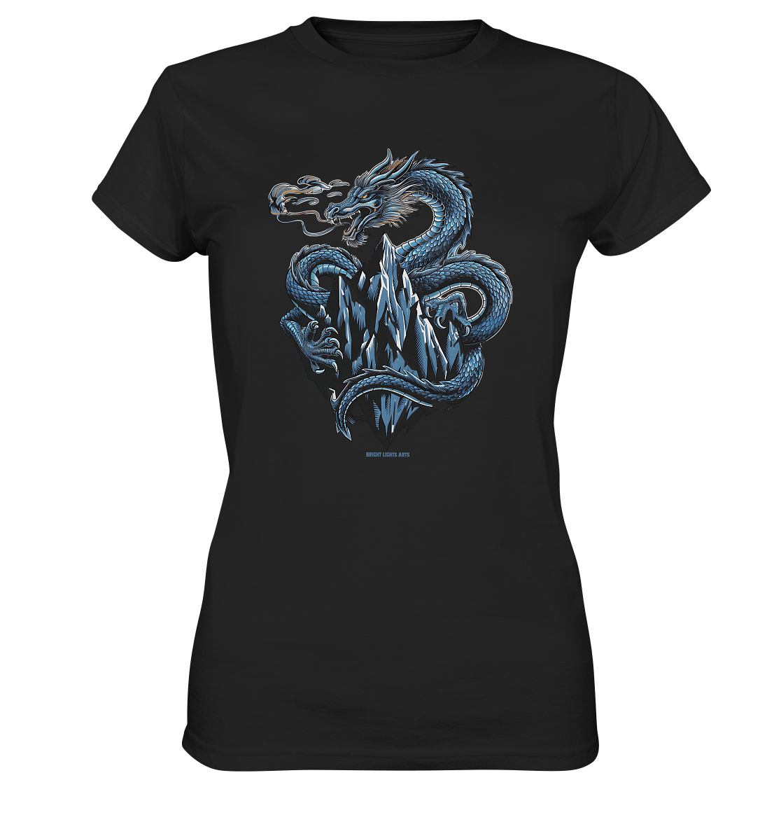 Eisdrache – Wächter der gefrorenen Gipfel - Ladies Premium Shirt | Lady - Shirts | Dark Shadows Arts