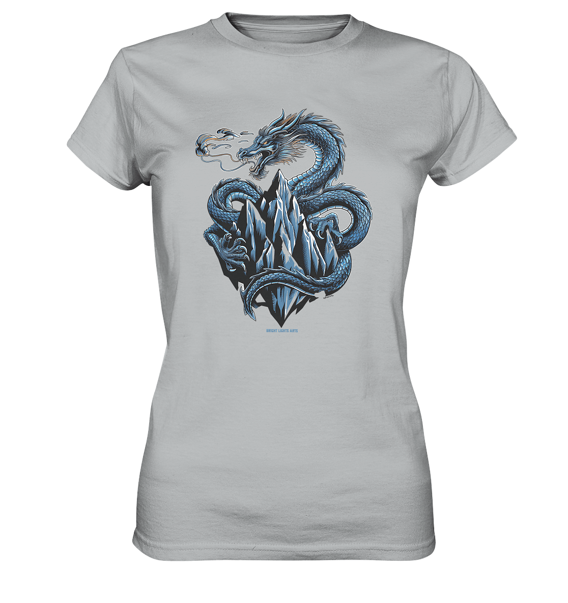 Eisdrache – Wächter der gefrorenen Gipfel - Ladies Premium Shirt | Lady - Shirts | Dark Shadows Arts