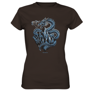 Eisdrache – Wächter der gefrorenen Gipfel - Ladies Premium Shirt | Lady - Shirts | Dark Shadows Arts