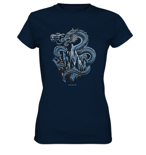 Eisdrache – Wächter der gefrorenen Gipfel - Ladies Premium Shirt | Lady - Shirts | Dark Shadows Arts