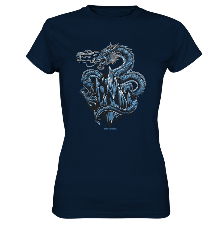 Eisdrache – Wächter der gefrorenen Gipfel - Ladies Premium Shirt | Lady - Shirts | Dark Shadows Arts