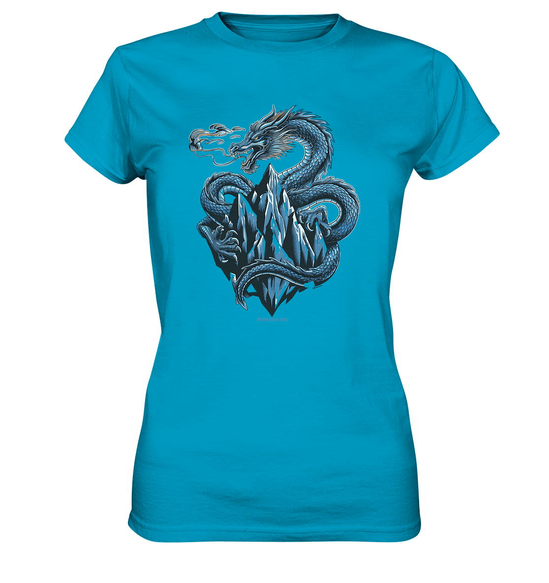 Eisdrache – Wächter der gefrorenen Gipfel - Ladies Premium Shirt | Lady - Shirts | Dark Shadows Arts