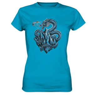 Eisdrache – Wächter der gefrorenen Gipfel - Ladies Premium Shirt | Lady - Shirts | Dark Shadows Arts