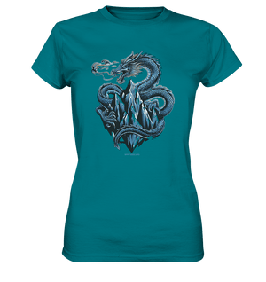 Eisdrache – Wächter der gefrorenen Gipfel - Ladies Premium Shirt | Lady - Shirts | Dark Shadows Arts