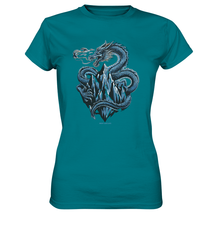 Eisdrache – Wächter der gefrorenen Gipfel - Ladies Premium Shirt | Lady - Shirts | Dark Shadows Arts