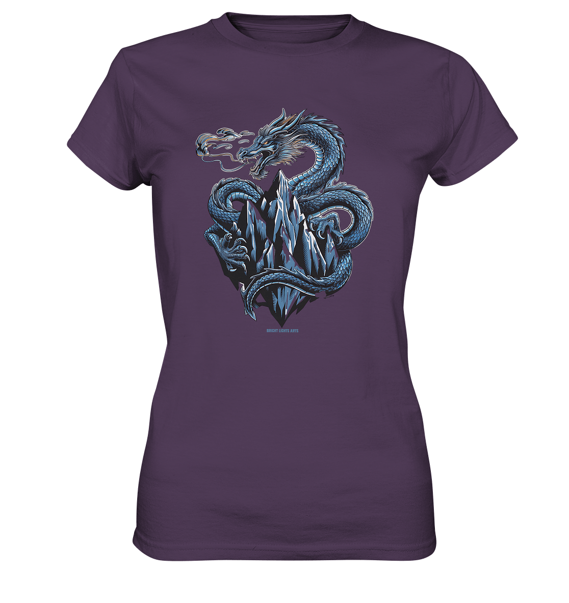 Eisdrache – Wächter der gefrorenen Gipfel - Ladies Premium Shirt | Lady - Shirts | Dark Shadows Arts