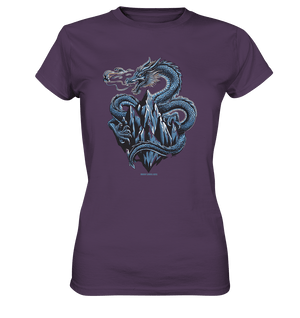 Eisdrache – Wächter der gefrorenen Gipfel - Ladies Premium Shirt | Lady - Shirts | Dark Shadows Arts