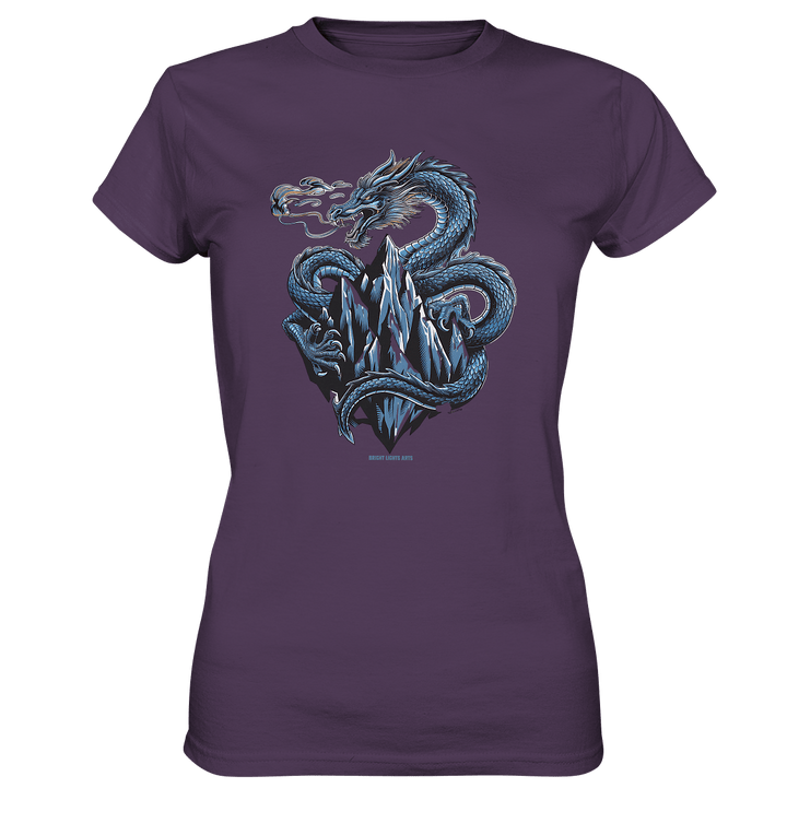 Eisdrache – Wächter der gefrorenen Gipfel - Ladies Premium Shirt | Lady - Shirts | Dark Shadows Arts