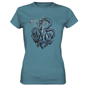 Eisdrache – Wächter der gefrorenen Gipfel - Ladies Premium Shirt | Lady - Shirts | Dark Shadows Arts