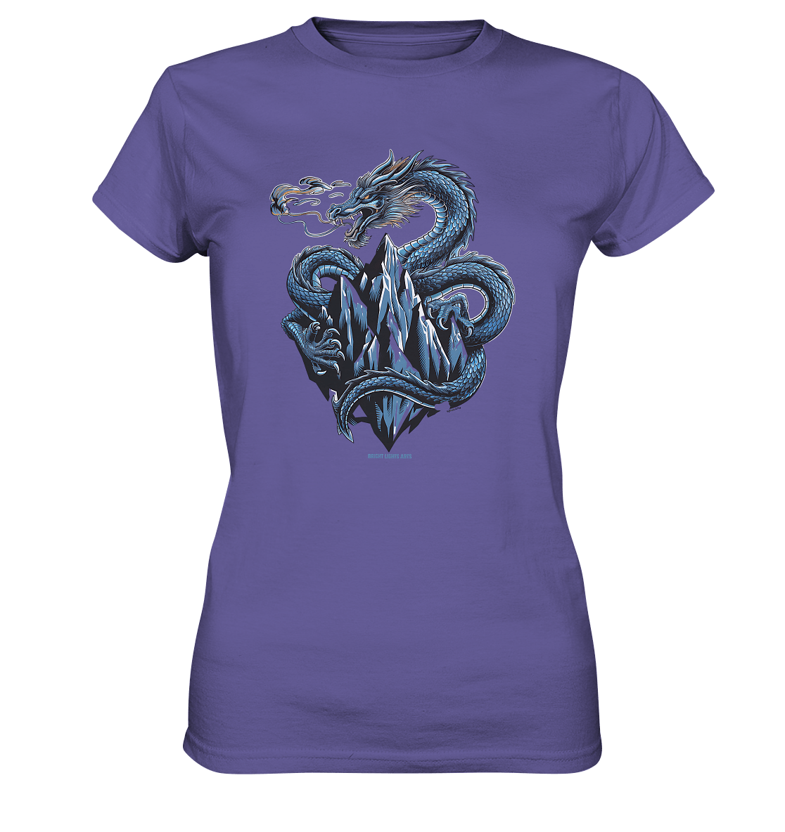 Eisdrache – Wächter der gefrorenen Gipfel - Ladies Premium Shirt | Lady - Shirts | Dark Shadows Arts