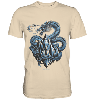 Eisdrache – Wächter der gefrorenen Gipfel - Premium Shirt | Unisex - Shirts | Dark Shadows Arts