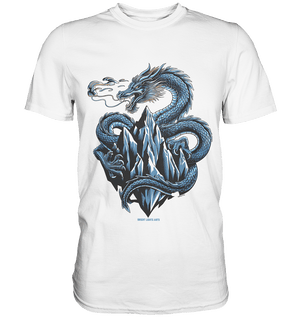 Eisdrache – Wächter der gefrorenen Gipfel - Premium Shirt | Unisex - Shirts | Dark Shadows Arts