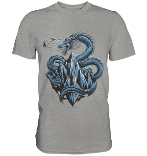 Eisdrache – Wächter der gefrorenen Gipfel - Premium Shirt | Unisex - Shirts | Dark Shadows Arts