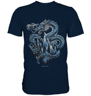 Eisdrache – Wächter der gefrorenen Gipfel - Premium Shirt | Unisex - Shirts | Dark Shadows Arts