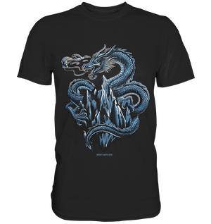 Eisdrache – Wächter der gefrorenen Gipfel - Premium Shirt | Unisex - Shirts | Dark Shadows Arts