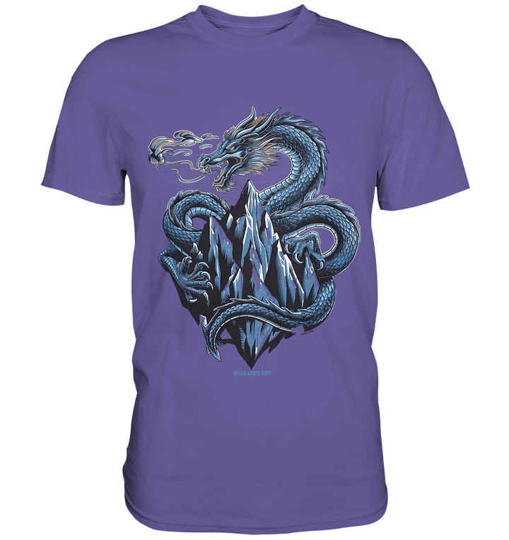 Eisdrache – Wächter der gefrorenen Gipfel - Premium Shirt | Unisex - Shirts | Dark Shadows Arts