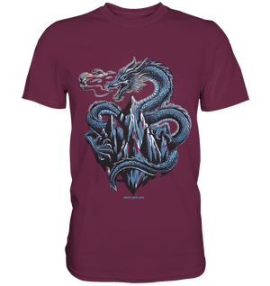 Eisdrache – Wächter der gefrorenen Gipfel - Premium Shirt | Unisex - Shirts | Dark Shadows Arts