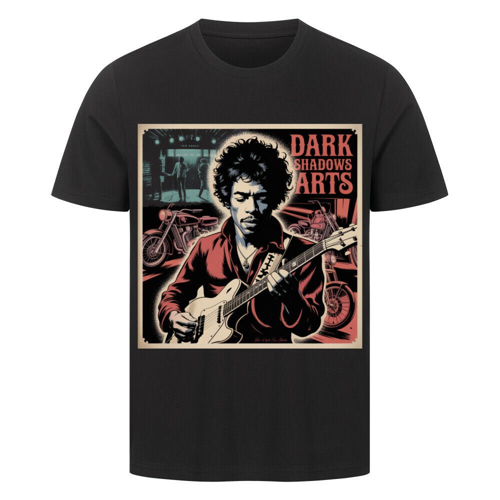 Electric Legend – Gitarrenflair & 60s Rock Tribute - DSA - HigherBlanks Premium T-Shirt | T-Shirt | Dark Shadows Arts