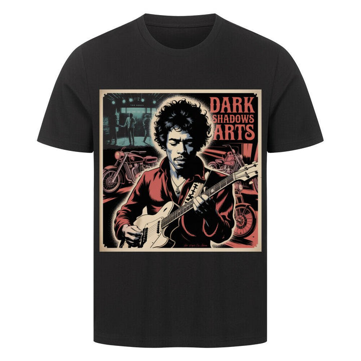 Electric Legend – Gitarrenflair & 60s Rock Tribute - DSA - HigherBlanks Premium T-Shirt | T-Shirt | Dark Shadows Arts