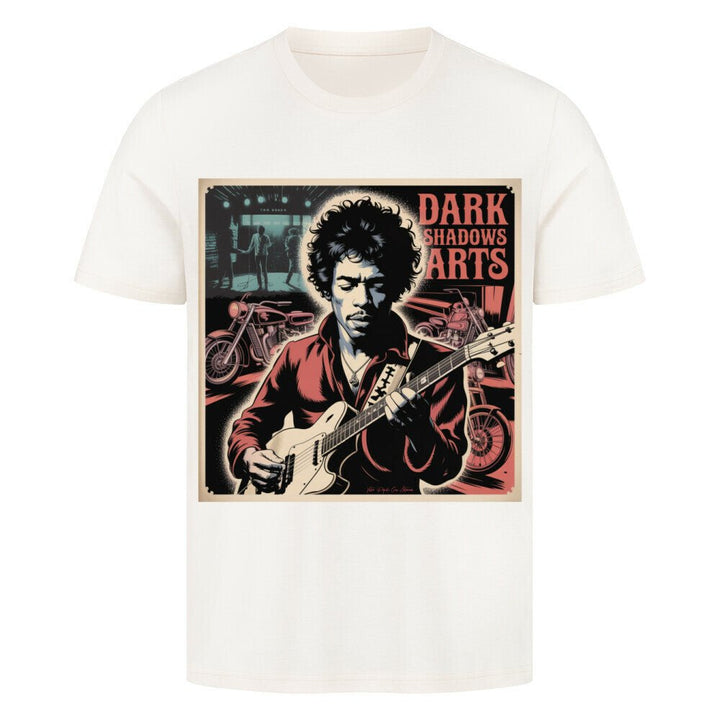 Electric Legend – Gitarrenflair & 60s Rock Tribute - DSA - HigherBlanks Premium T-Shirt | T-Shirt | Dark Shadows Arts